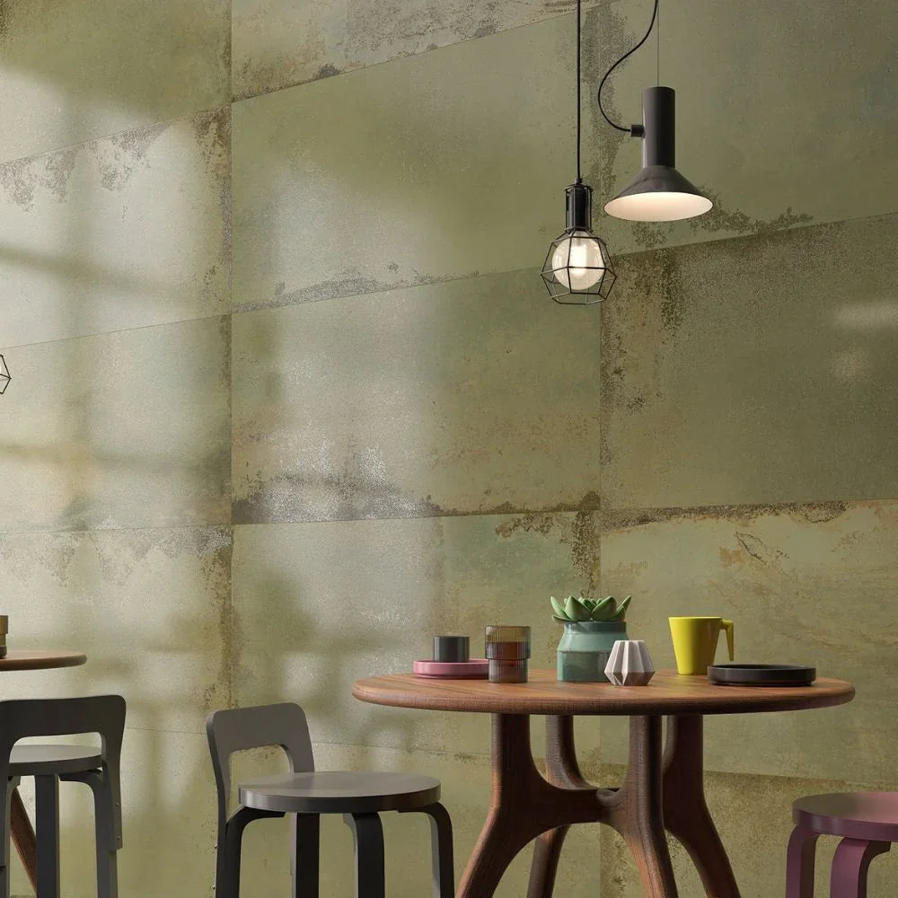 Solvenza Green Porcelain Tile 60 x 120cm – Roccia.com