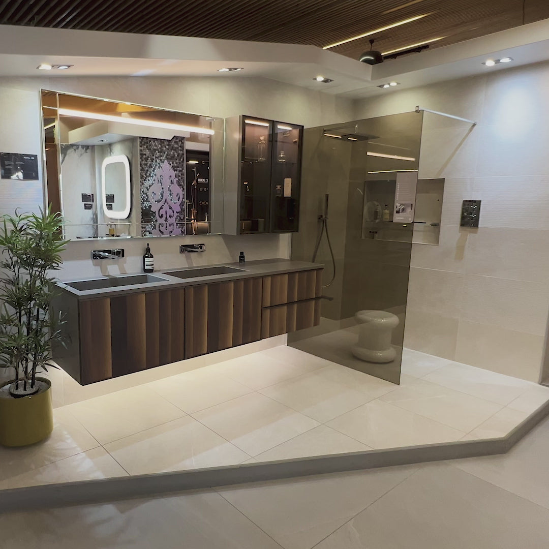 Load video: Konan Cream Stone Tile