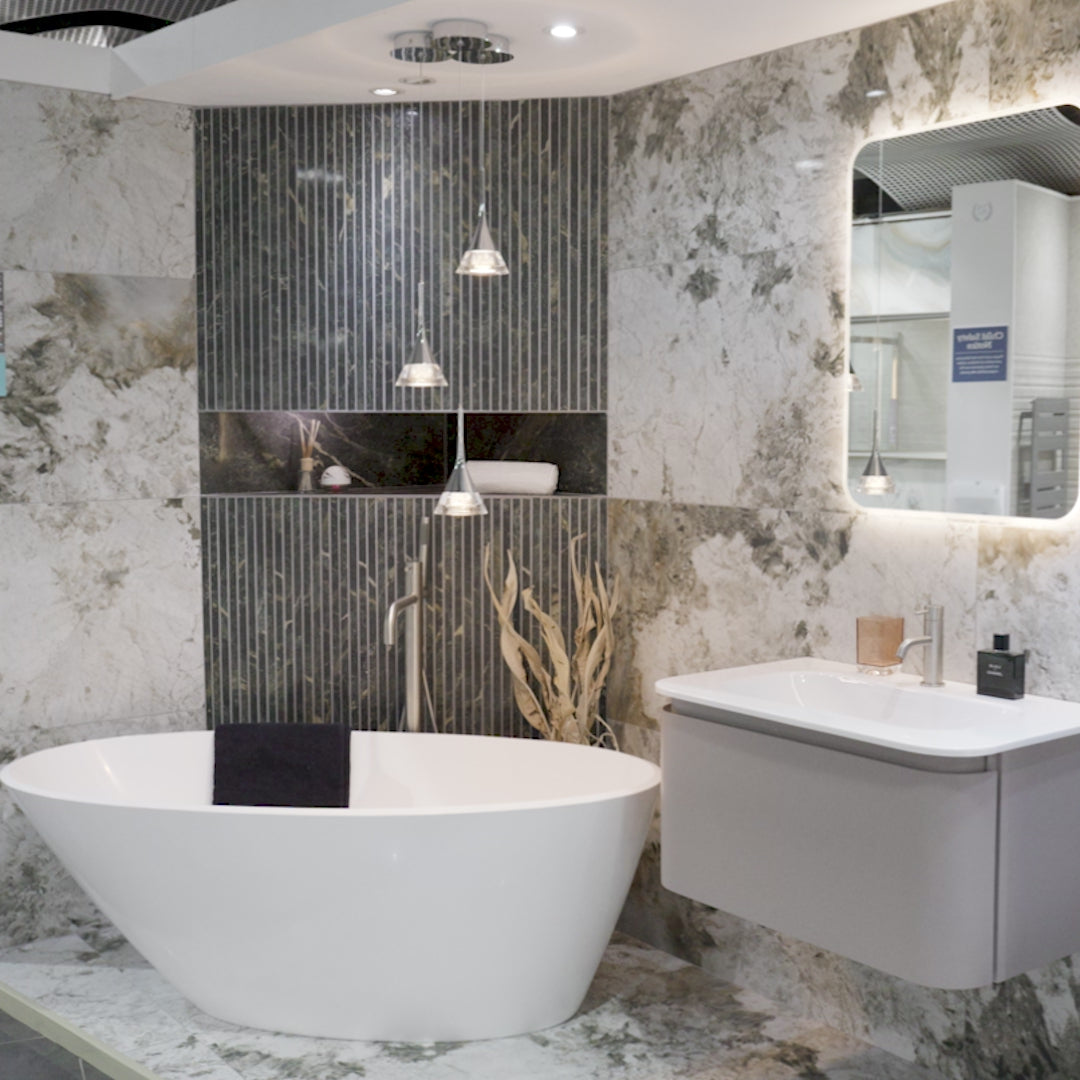 Load video: Aldo Grey Porcelain Tile 60 x 120cm