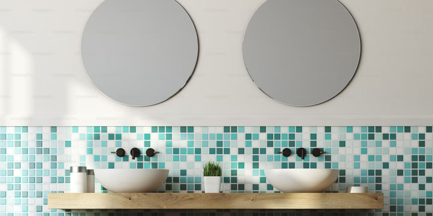 Bathroom with Mosaic Tiles: Transforming Interiors - A Timeless Choice for Stylish Spaces