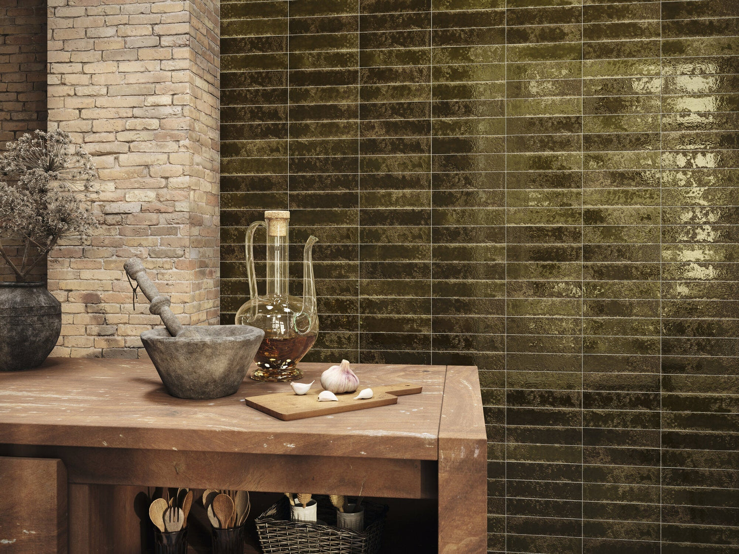 Industrial-Style Kitchens: The Role of Tiles & Surfaces