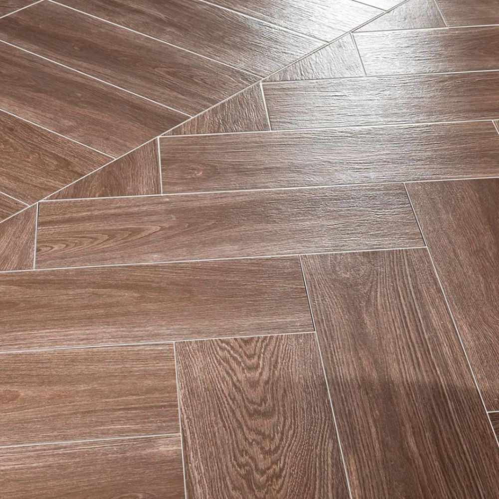 Brown Kitchen Tiles