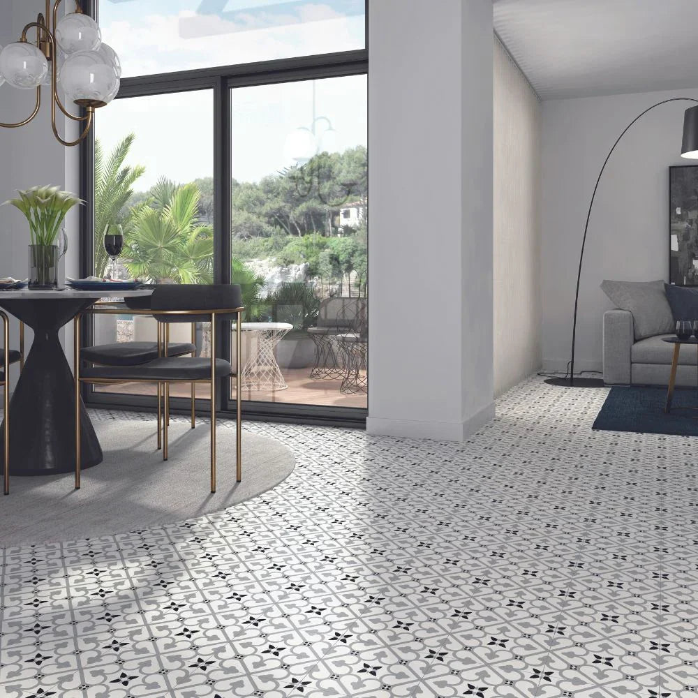 Blue Patterned Tiles