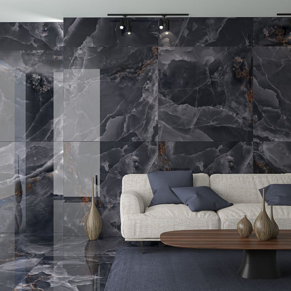 Navy Blue Tiles