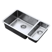 The 1810 Company Luxsoplusduo25LUXSOPLUSDUO25 500/180 BBL Bowl Undermount Kitchen Sink - Right Handed