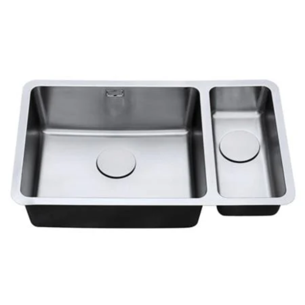 The 1810 Company Luxsoplusduo25LUXSOPLUSDUO25 500/180 BBL Bowl Undermount Kitchen Sink - Right Handed