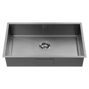 The 1810 Company Axixuno 700U 1.0 Bowl Undermount Kitchen Sink - Gun Metal