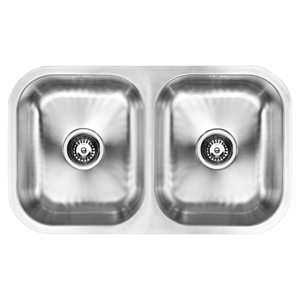 ETRODUO 340/340U Stainless Steel Undermount Double Bowl Sink