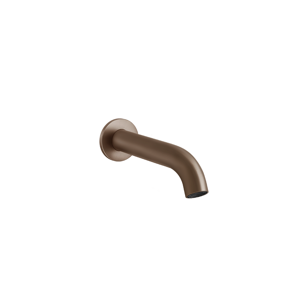 Gessi Wall Mounted Bath Spout, Brushed Copper PVD