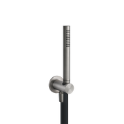 Gessi Hand Shower Set with Water Outlet and Hose, Brushed Steel