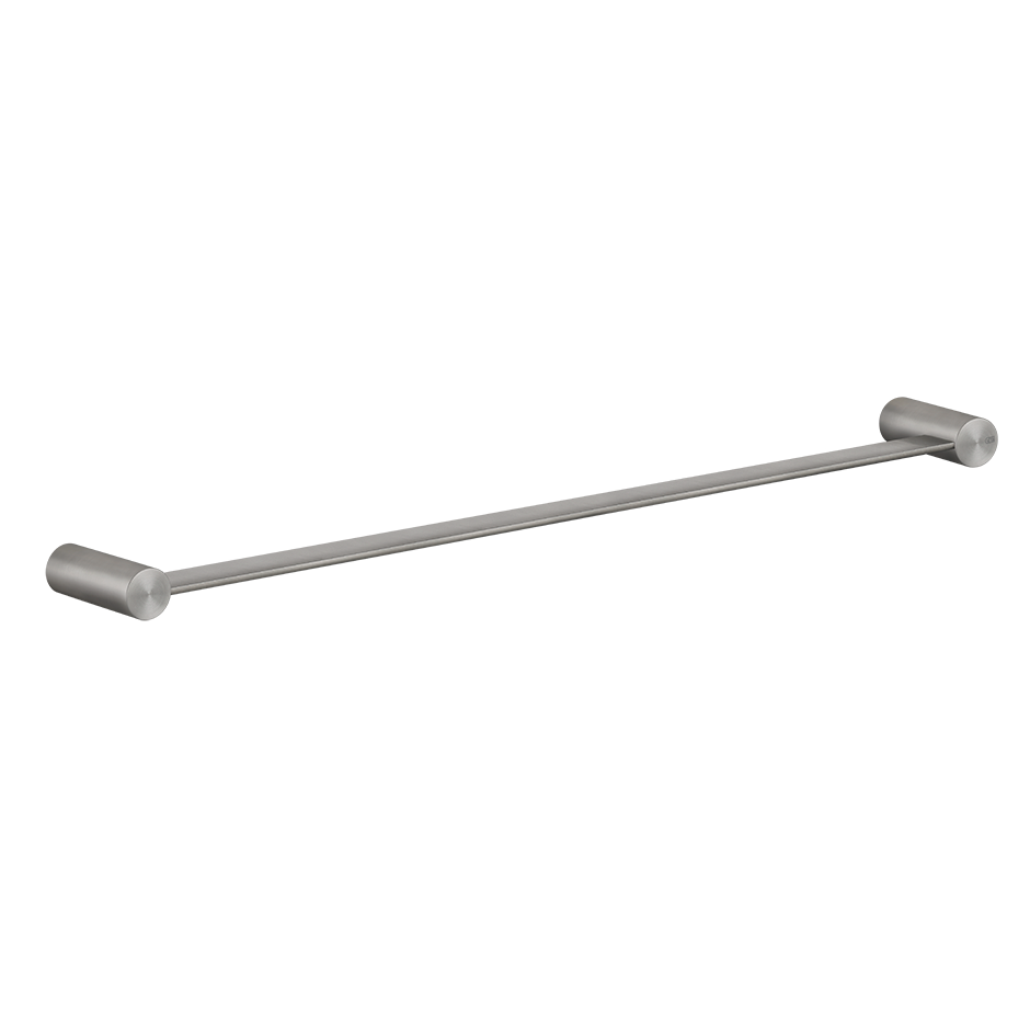 Gessi 600mm Wall Mounted Towel Rail, Brushed Steel