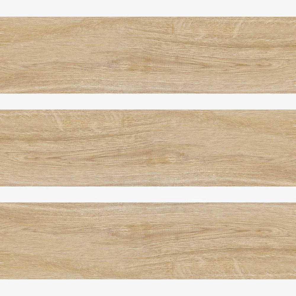 Balmore Beige Wood Effect Tile Swatch