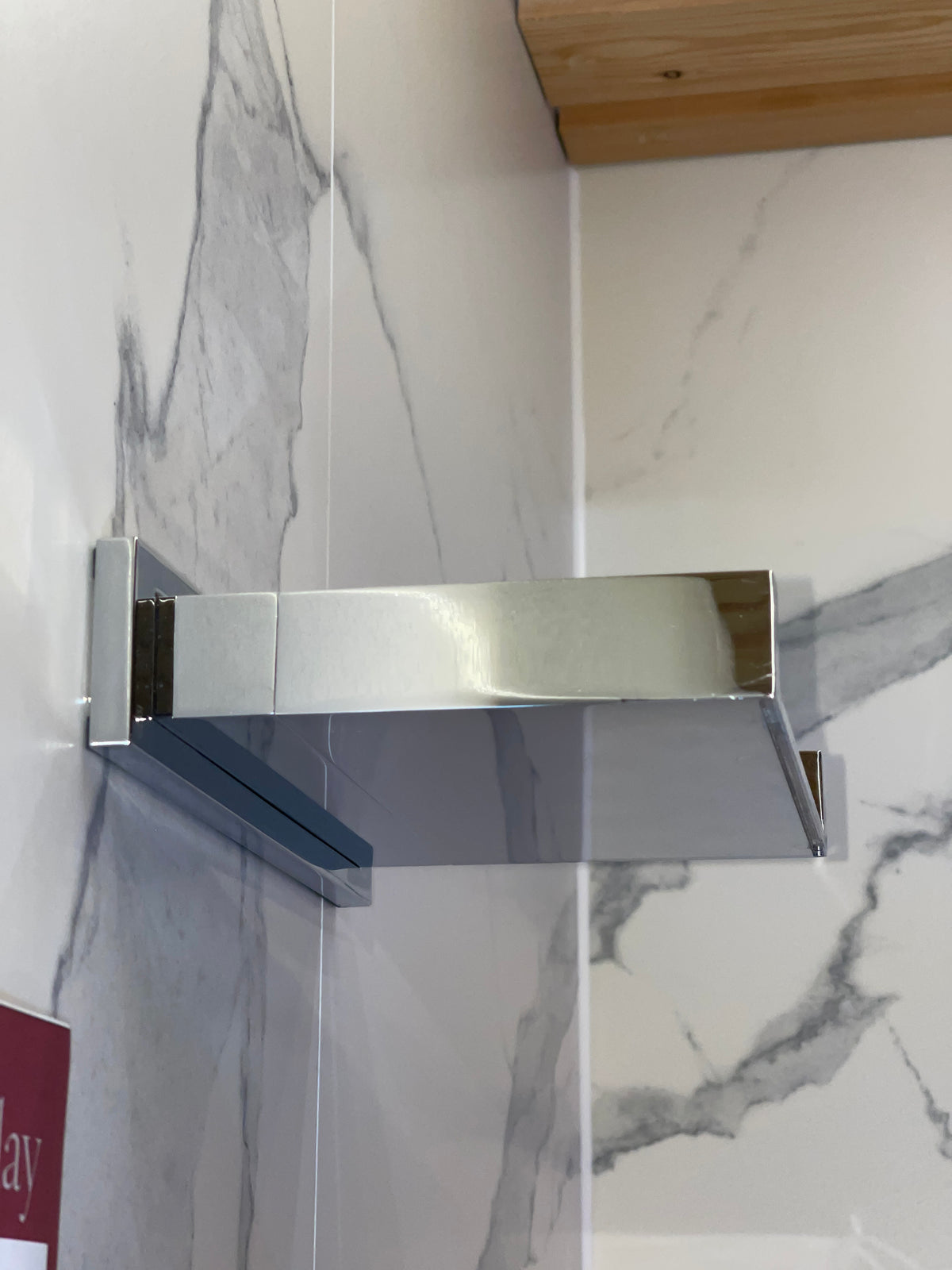 Gessi Wall Mounted Cascade Shower Spout, Chrome