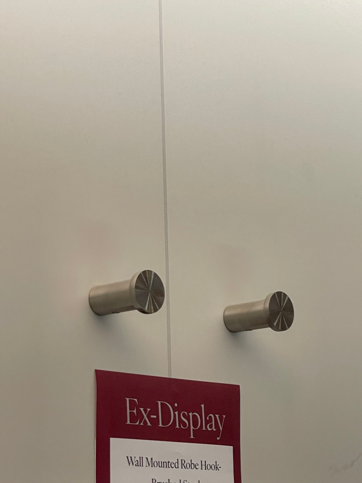 Gessi Wall Mounted Robe Hook, Brushed Steel
