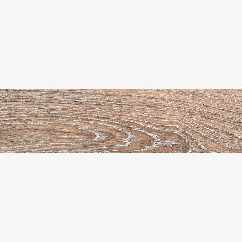 Forte Brun 7 x 28cm Wood Effect Tile Swatch