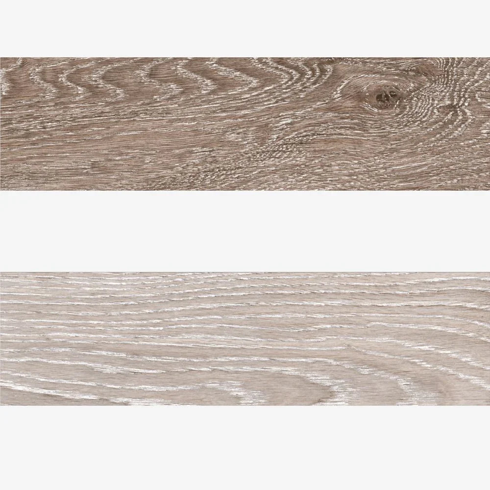 Forte Taupe Brown Wood effect Porcelain Tile Swatches