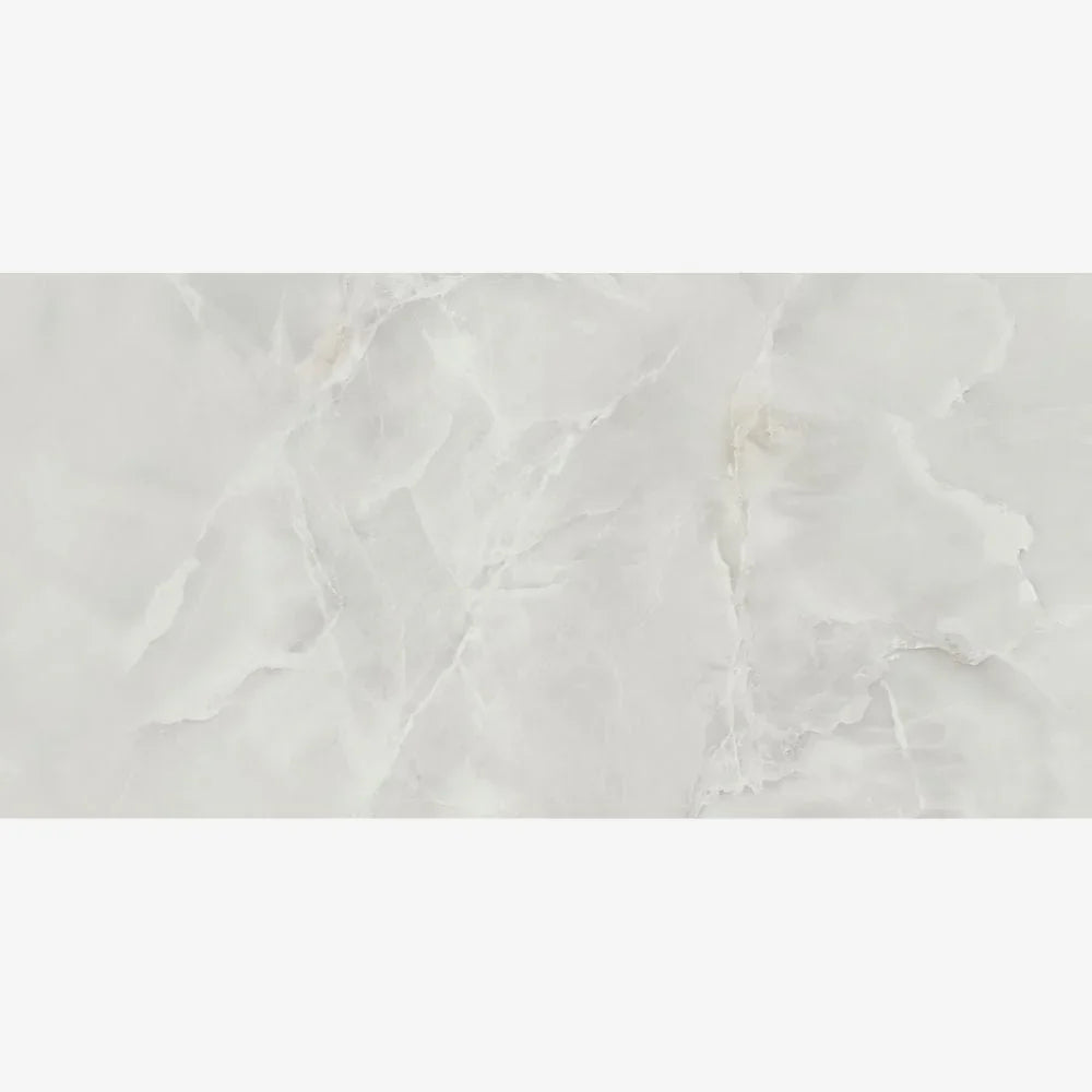 Onicci 120 Light Grey Onyx Sugar Crush 60 x 120cm Swatch