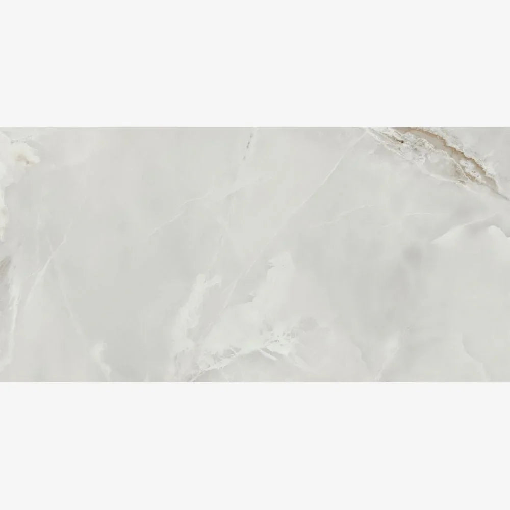 Onicci 120 Light Grey Onyx Sugar Crush 60 x 120cm Swatch