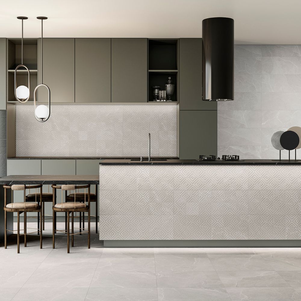 Orbit White Wall Tile | Sample Only