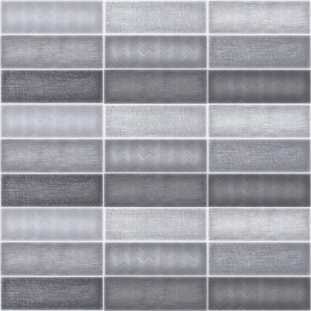 Pacific Gris 10 x 30cm porcelain Tile Swatch Tiling
