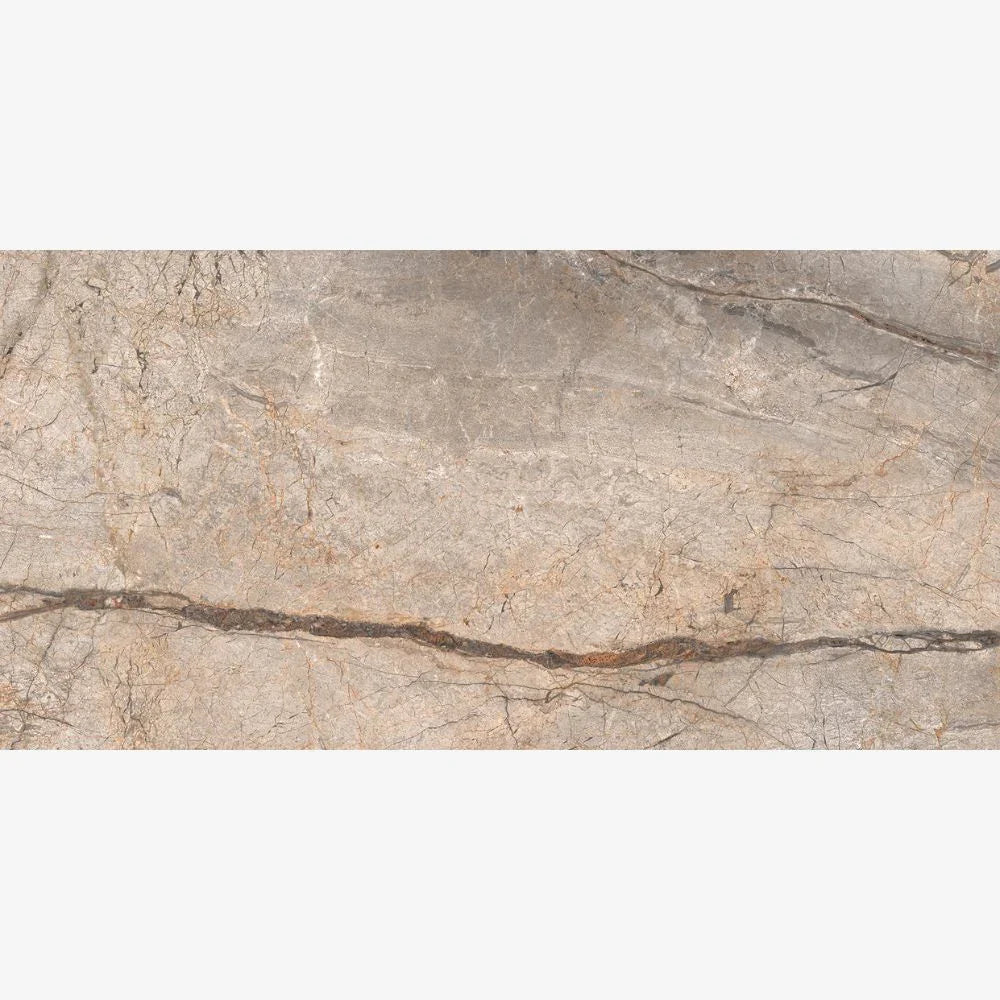 Palace Santepe Brown Stone Effect TIle 60 x 120cm Swatch