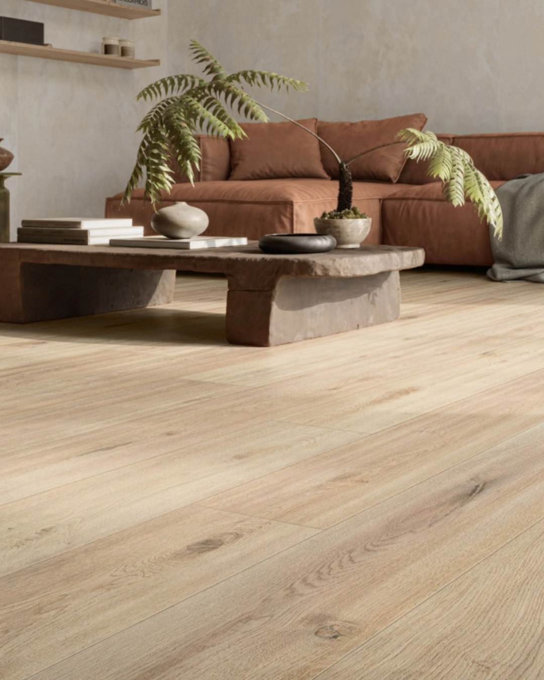 Quercia Light Porcelain Tile 20 x 120cm