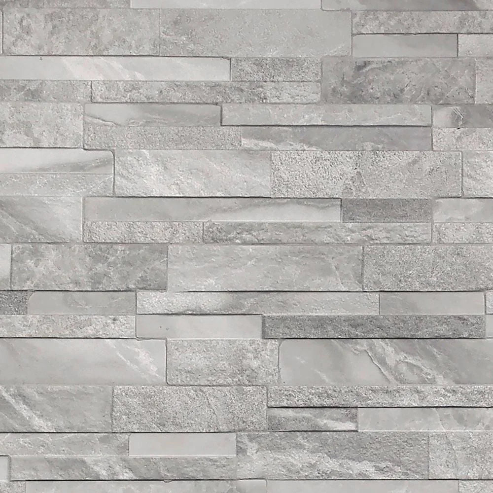 Shack Grey 16 x 40cm porcelain stone effect mosaic Tiling Example