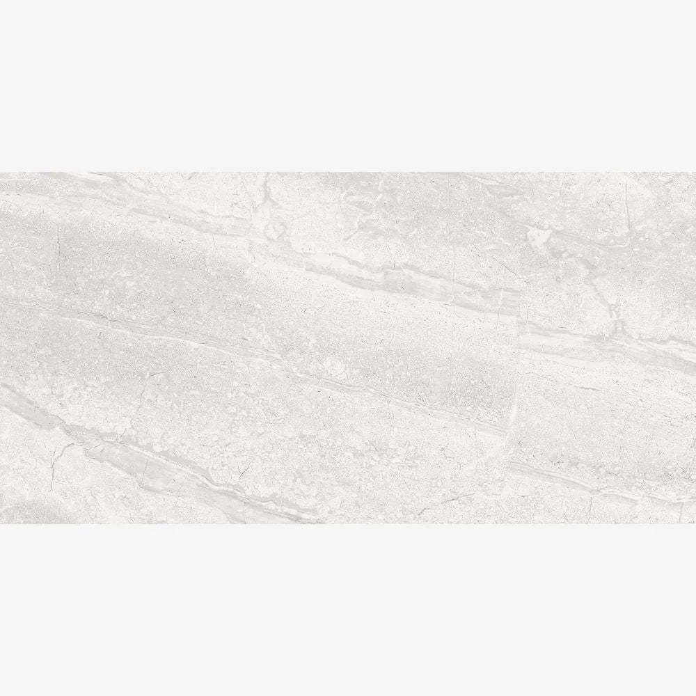 Travstone Gris 30 x 60cm Glossy Stone Effect Porcelain TIle Swatch
