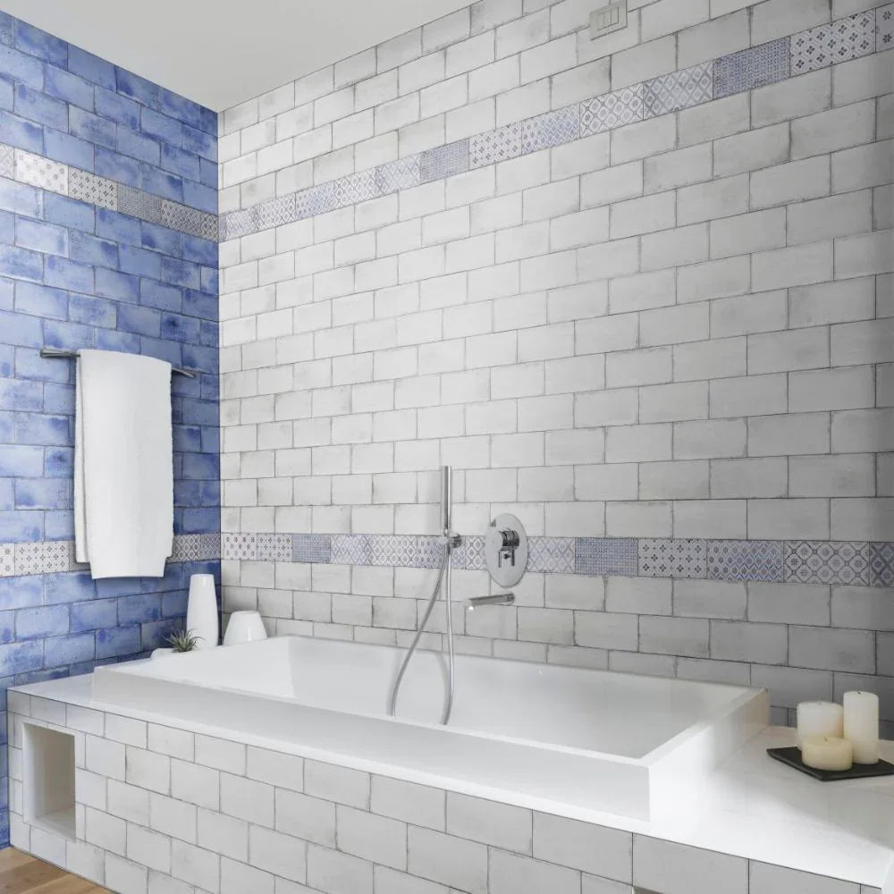 Vitra White Subway Tile 10 x 20cm