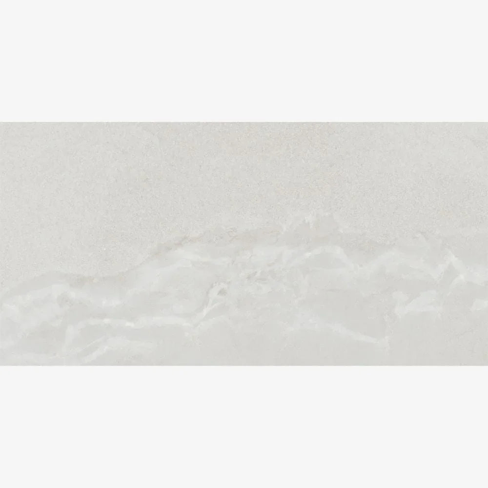 Whitmore Blanco Matt Stone Effect Floor and Wall Porcelain Tile Swatch 30 x 60cm