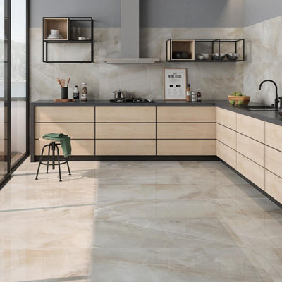 Nichet Beige Porcelain Tile 60 x 120cm