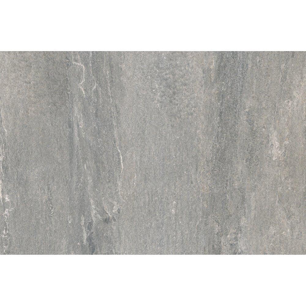 Quarisma Gris Anti-Slip Stone Effect Grey Matt Outdoor Tile 60x90 - ROCCIA Outlet