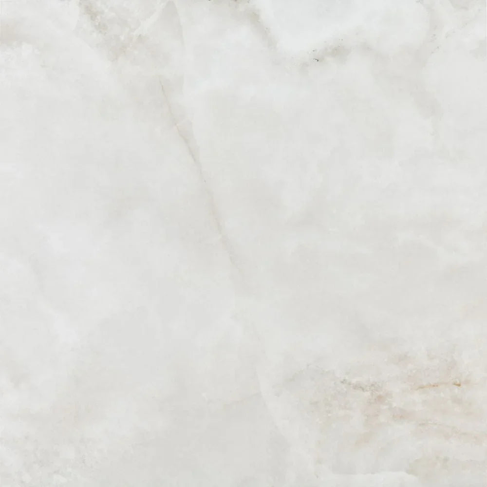 Sardninio White 90 x 90cm Leviglass Swatch