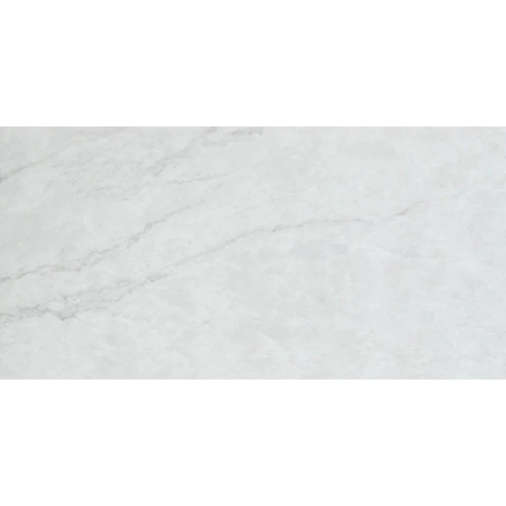 Silken Smooth White Porcelain Indoor Marble Effect Polished Wall & Floor Tile 30x60 - ROCCIA Outlet