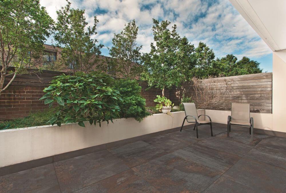 Tiled Outdoor Area