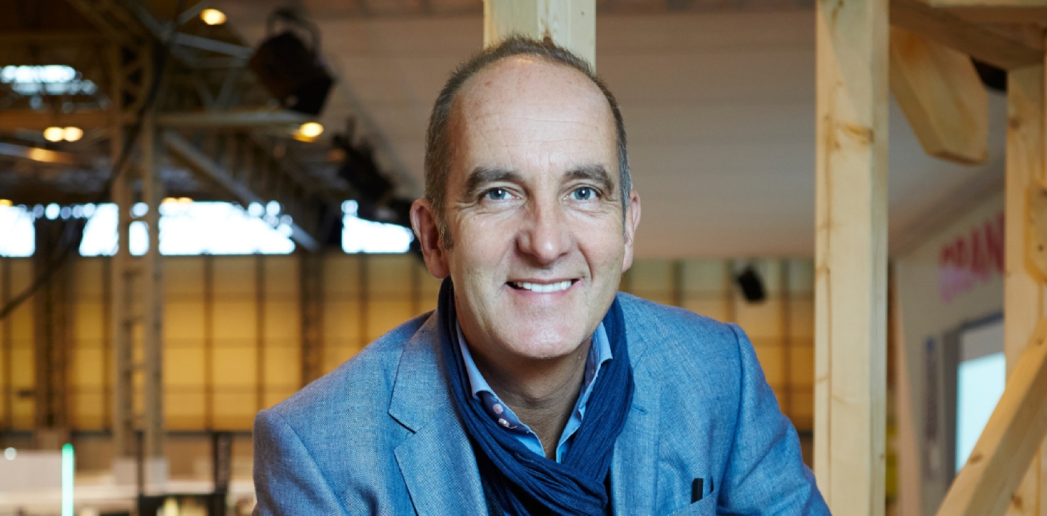 Kevin McCloud photograph taken from Grand Designs LIVE show