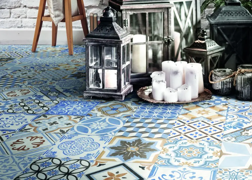 Stunning Paint tiles from the Victorian floor tiles collection at Roccia