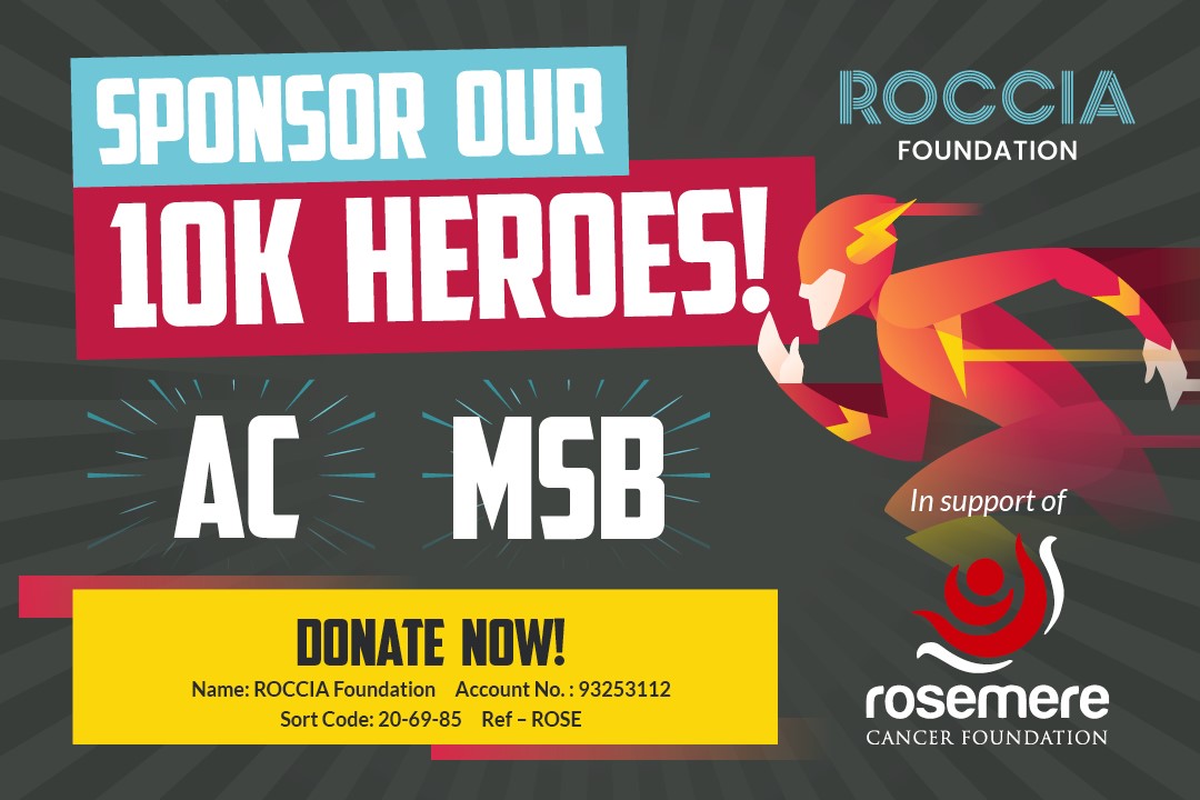 ROCCIA Preston Employees Gear Up for the 10K Great Manchester Run in Support of Rosemere Cancer Foundation