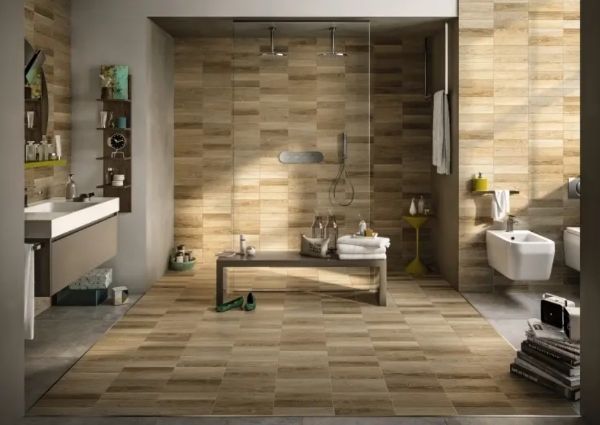 Faubourg Wood Effect Bathroom Tiles